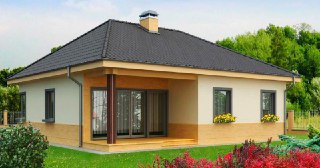 Строительство одноэтажных домов Сегежа цена от 23605 руб. м2